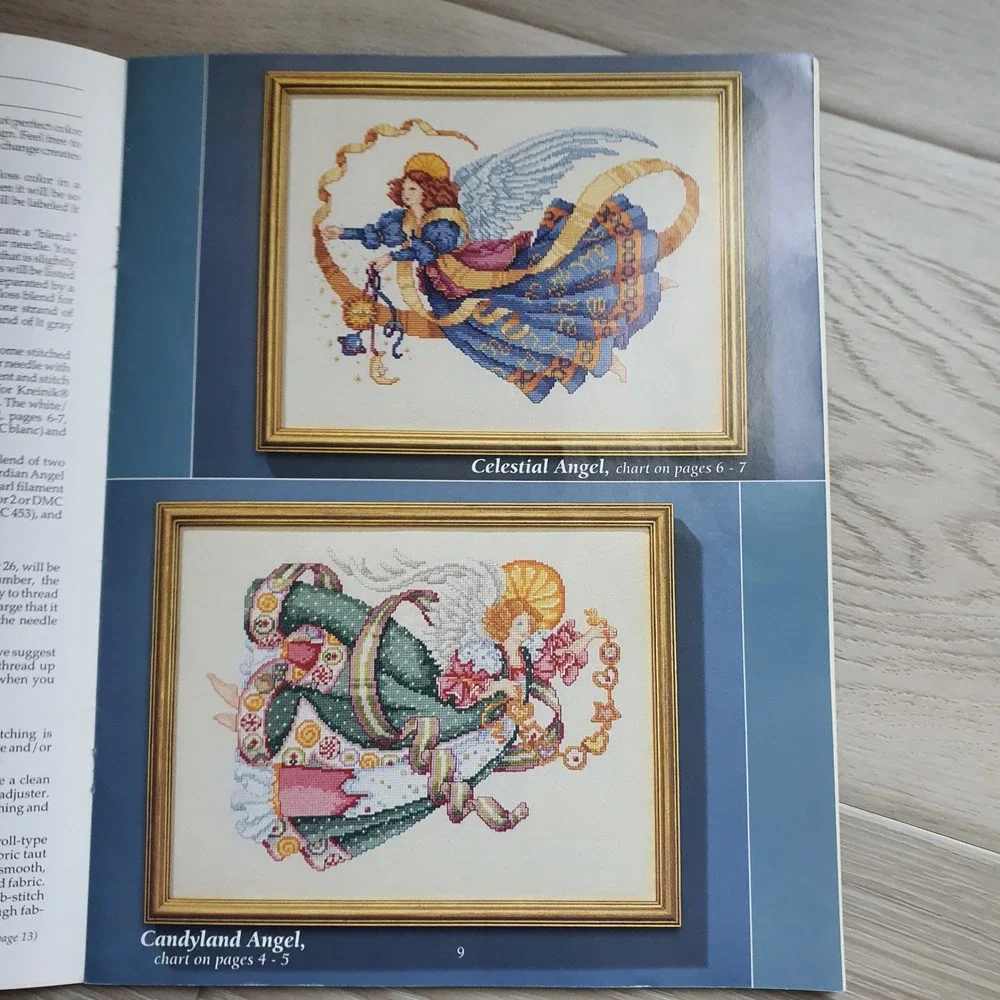 Angels Cross Stitch Pattern Barbara Baatz American School of Needlework 3661